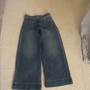 H&M Vintage Blue Wide Leg Jeans